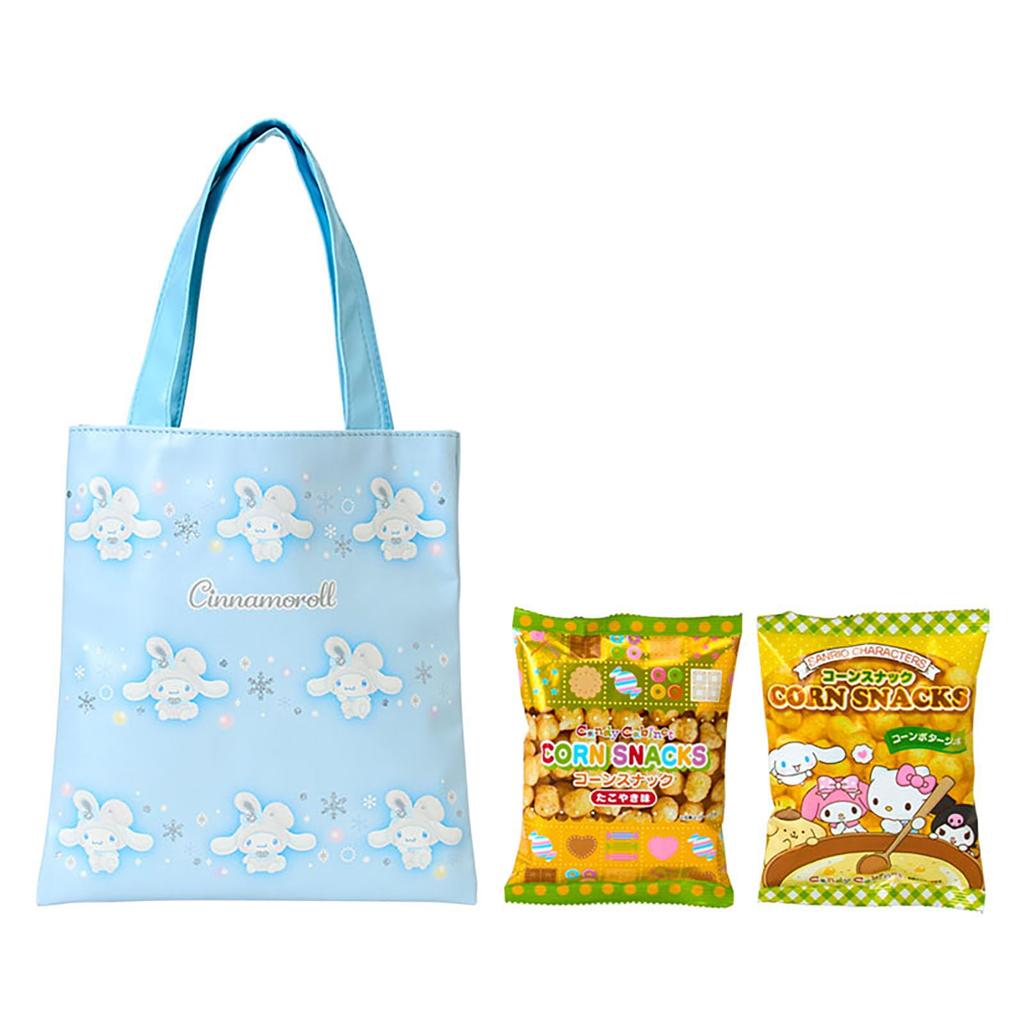 Sanrio Candy Tote Bag Cinnamoroll Christmas Gift 248495 (SANRIO) & (Snow Rabbit)