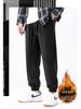 2024 Winter Double-Sided Aoli Velvet Thick Fleece-Lined Cuffed Sweatpants for Men