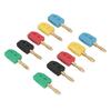 10 Pcs 4mm Banana Plug 32A Gold Plated Brass Quick Connect Banana Connector for Testing Equipment