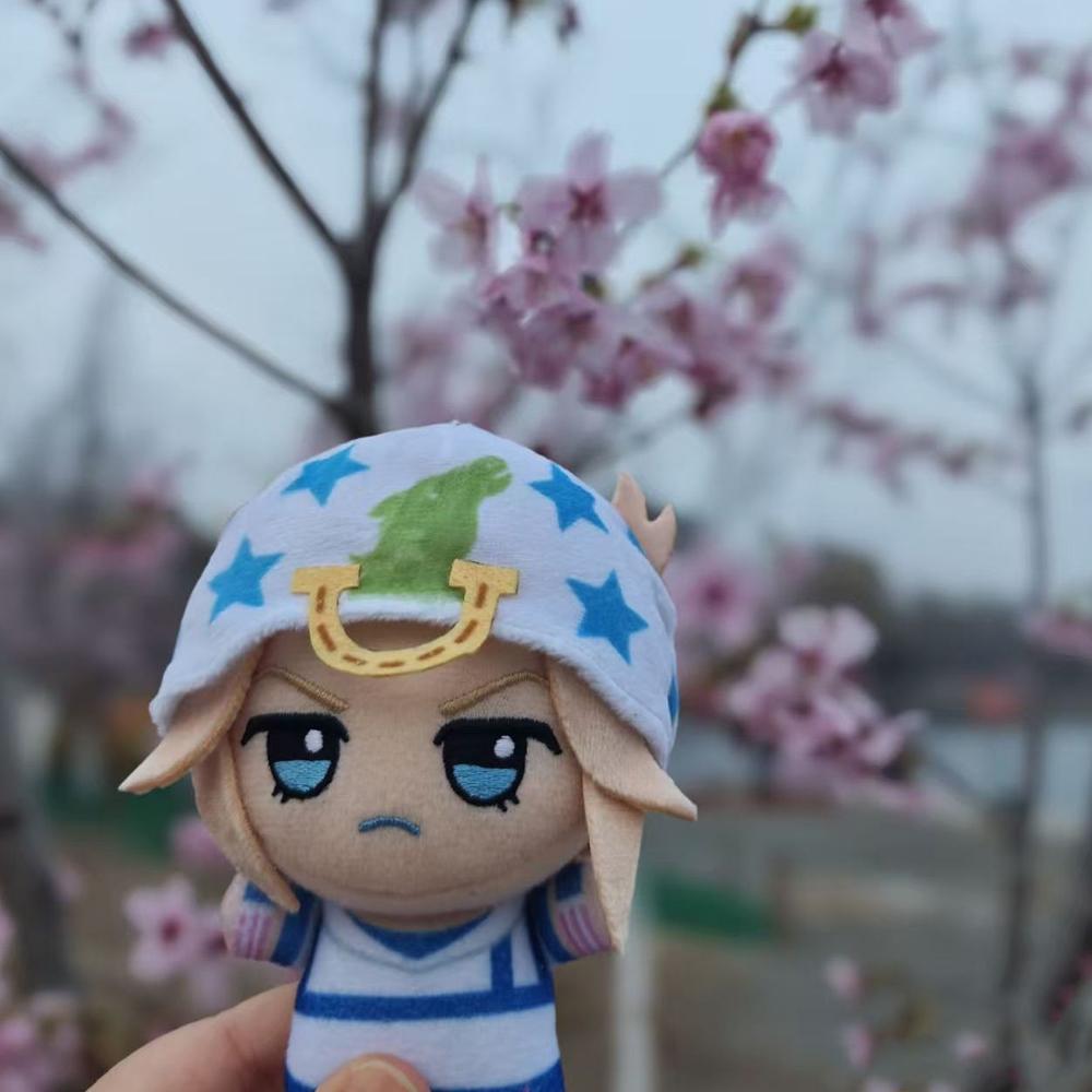 Anime JOJO Steel Ball Run Cosplay Johnny Joestar Gyro Zeppeli Puppe Plüschtier Baumwollpuppen Zimmerdekoration Weihnachtsdekoration