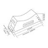 Plastic Gas Cylinder Bracket Wall Mount Propane Tanks Bracket Gas Cylinder Holders
