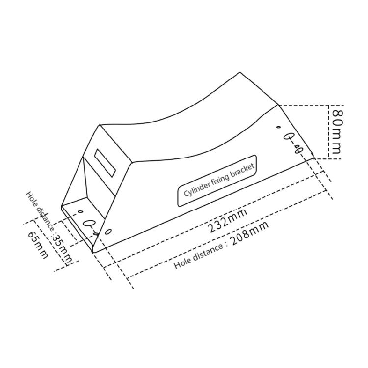 Plastic Gas Cylinder Bracket Wall Mount Propane Tanks Bracket Gas Cylinder Holders