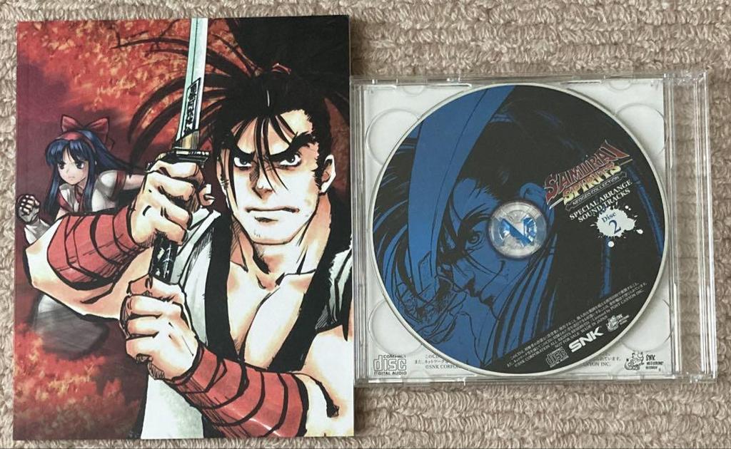 [USED] Samurai Spirits Neo Geo Collection Soundtrack CD Art Book