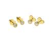 Kate Spade Brass Set of 2 Earrings, (KE028100 & KE027250) [Used]