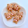 10Pcs New Cute Resin Cartoon Small Rabbit Bear Series Flat Back Fit Phone Deco Parts Embellishments for Hair Bows Accessories