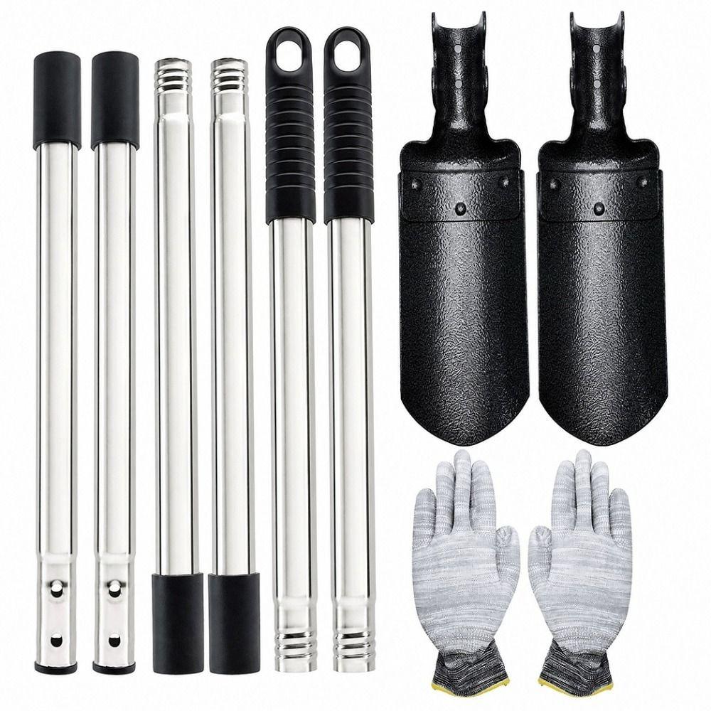 Long Handle Sod Plugger Tool Ergonomic Removable Digging Tool Manual Digging Tool Grass Repair