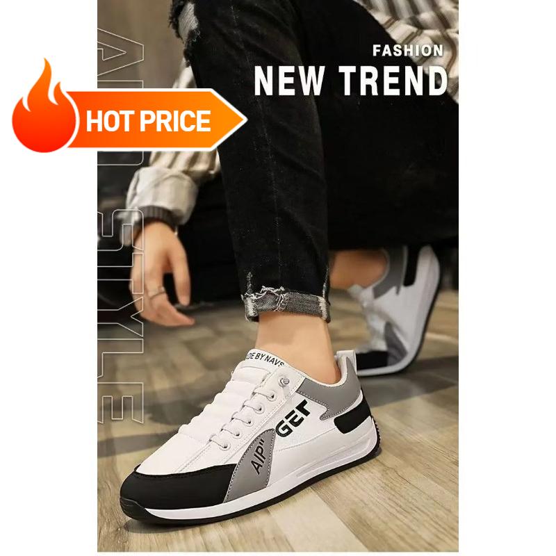 

Мужские кроссовки для бега, спортивные кроссовки для улицы, мужские вулканизированные кроссовки на плоской подошве, повседневные кроссовки для мужчин, обувь 2025, обувь нового бренда 44 чёрный