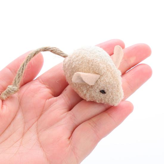 5 szt. Zabawka do żucia dla kota Odporny na ugryzienia Sznurek sizalowy Ogon Zwierzak Kot Kotek Pluszowa zabawka Symulacja Myszki Zabawka Artykuły dla zwierząt