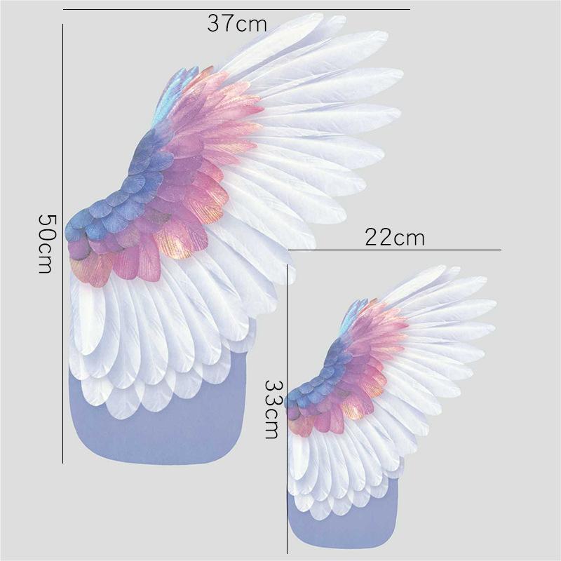 2026 New Mother's Day Bouquet Packaging Paper Angel Wing Shape Flower Bouquet Wrapping DIY Crafts Paper Floral Bouquet Material