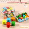 50Pcs Round Plastic Math Counters Colored Counting Chip Kids Early Math Learning Toy Kindergarten Preschool Math Learning