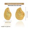 Vintage Water Drop Earrings Simple hollow-out Earrings Office Women's Jewelry Accessories  Party Valentine's Day Gifts
