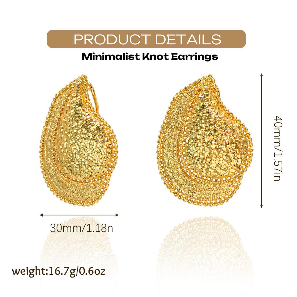 Vintage Water Drop Earrings Simple hollow-out Earrings Office Women's Jewelry Accessories Party Valentine's Day Gifts