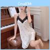 Ice Silk Sleeveless Short Dress For Women With Breathable Comfort For Home Use