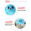 Kids Anti-UV Straw Sun Hat with Moving Rabbit Ear Cute Bunny Fisherman Hat Summer Beach Cap Wide Brim Sun Hat for Girls Boys