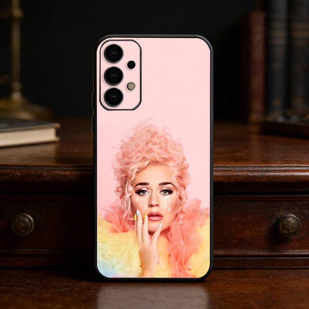 Singer K-Katy Perry Phone Case For Samsung S25,S24,S21,S22,S23,S30,Ultra,S20,Plus,Fe,Lite Black Shell