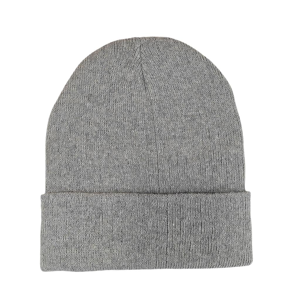 Custom Plain Knit Beanie Soft Winter Hat with 58 Colors Ready Stock Embroidery Logo