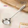 Cartoon Kapybala Stainless Steel Flat-Bottomed Spoon Chinese-Style Tablespoon Thickened Soup Dinnerware for Children