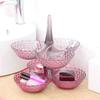Kitchen Candy Fruit Plate European Plastic Stackable Dried Fruit Snacks Tray Home Wedding Party Table Dessert Decoration Plate