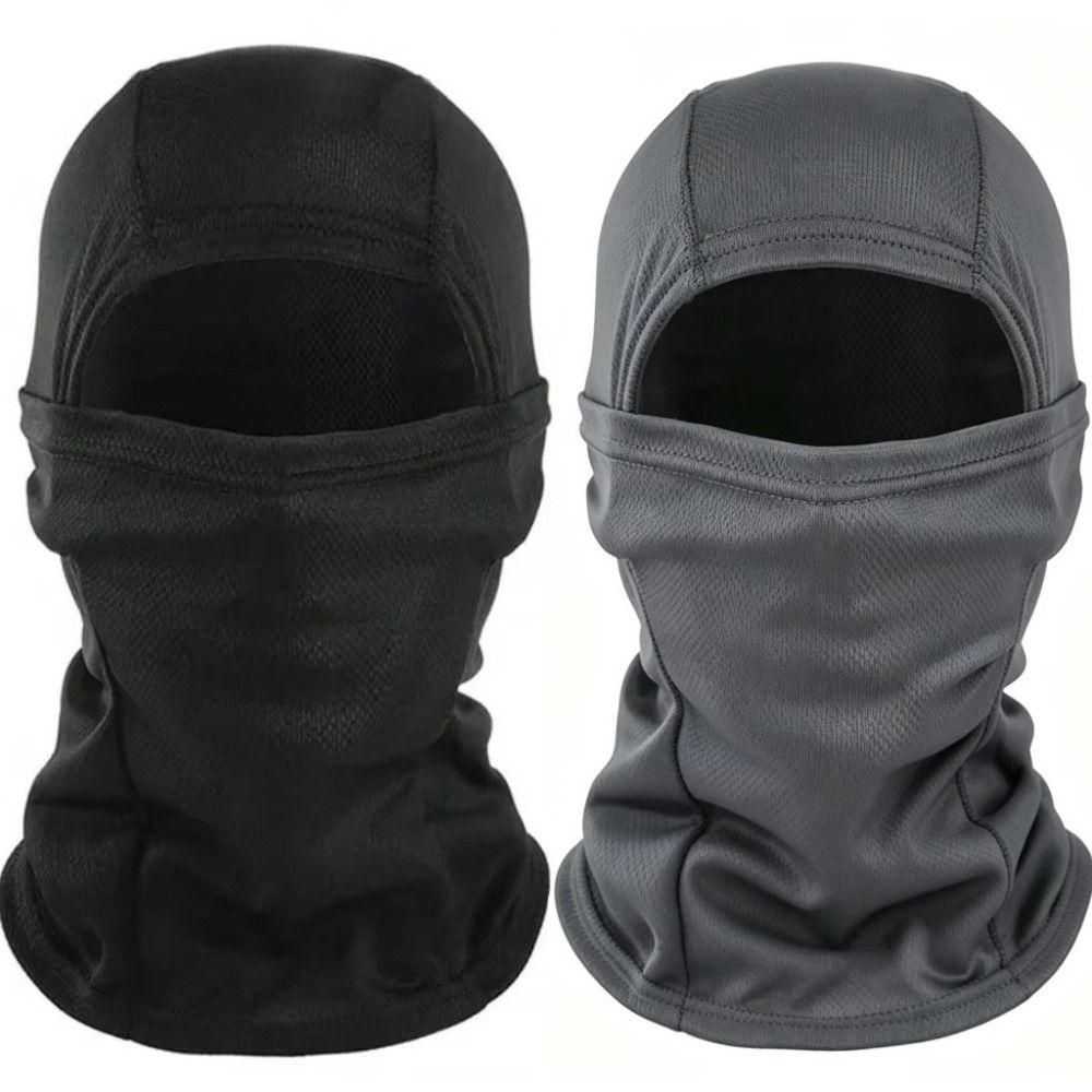 Atmungsaktive Sturmhaube Gesichtsmaske Schnelltrocknende Kopfbedeckung Modische Motorradmaske Fahren Radfahren