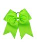 Two-Color Swallowtail Leather Bow Children's Hair Tie for Cheerleading
