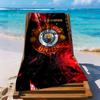 Manchester City Beach Towel Super Soft Microfiber Quickdry Fabric Comfortable Lightweight Perfect For Traveling Yoga Camping And Swimming