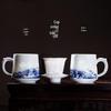Jingdezhen Ceramic Tea Cup with Infuser and Lid