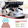 17pcs Coffee Machine O Rings for Breville, 5pcs Large Washer & 12pcs Small Gasket Rubber O-Ring Seal Replacement Kit Practical Espresso Machine