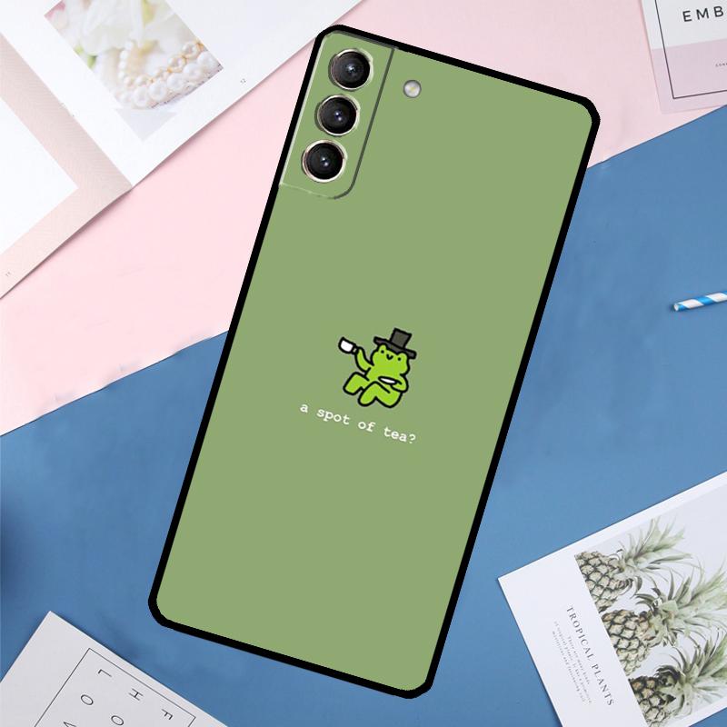 green aesthetic Case For Samsung Galaxy S25 Ultra S24 S23 S22 S21 Ultra S9 S10 Plus S23 FE S25 FE Back Cover