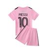 23-24 Miami Casa Rosa No. 10 Club Abbigliamento Autunnale Abbigliamento da Calcio Abbigliamento per Adulti e Bambini Taglia 14-2XL