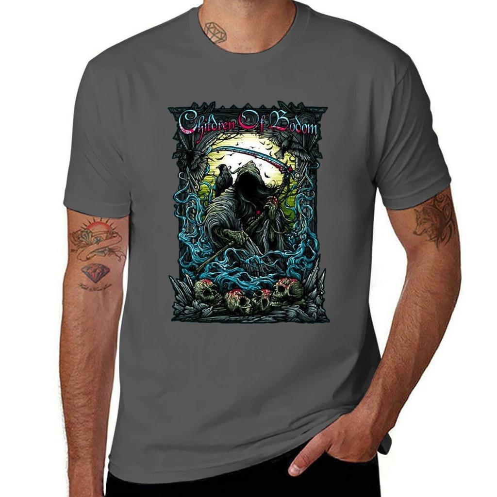 Children Of Bodom Tshirt Antiwrinkle Short Sleeve Tshirt