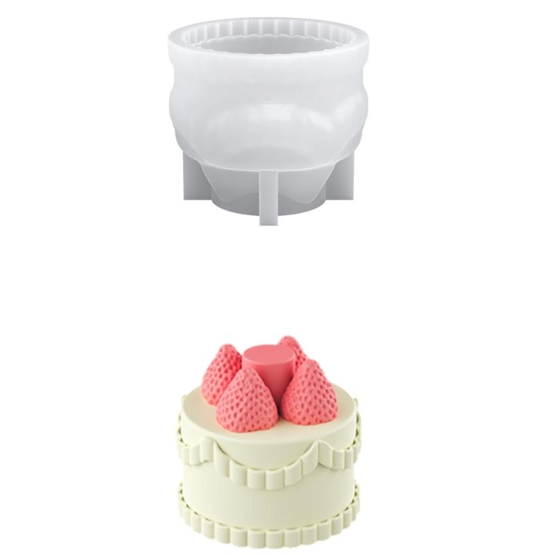 

Bear Figurine Silicone Candle Molds Temperature Resistant Baking Mould for Resin Casting Candle Soap Chocolate Fondant