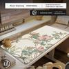 HYBXAXC Office Desktop XXL Keyboard Pad Natural Rubber Non-Slip Mouse Pad Chinese Style Flower And Bird Painting Gamer Mousepad