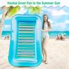Inflatable Adult Leisure Float Pad: Dual-Use Lounger for Pool and Land