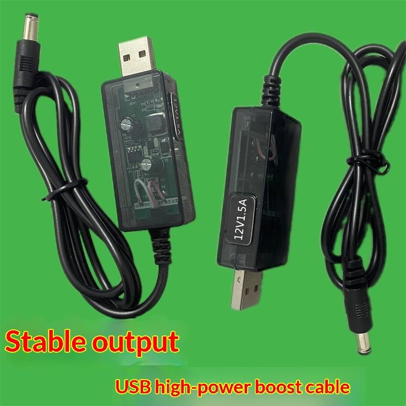 1 Pezzo Convertitore Step-Up USB DC 5V a 12V 1.5A Cavo Connettore Convertitore Boost USB per Alimentatore/Caricabatterie/Convertitore di Potenza