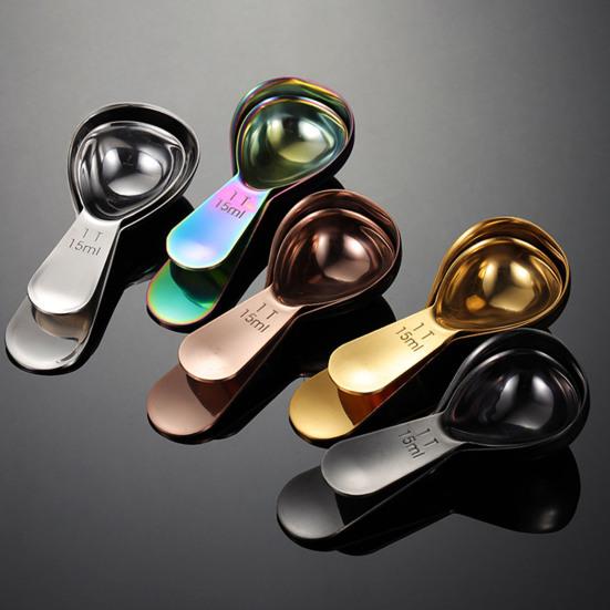 Messlöffel Glänzend Lebensmittelqualität Ergonomisch Leicht zu reinigen Messlöffel Küchenbedarf