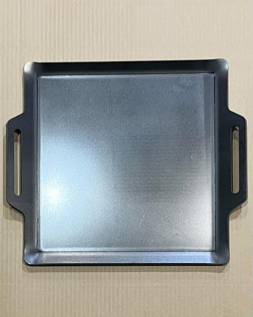 Iwatani Tough Maru 6mm Iron Plate (No Spatula) for BBQ, Camping, and Outdoors [Parallel Import]