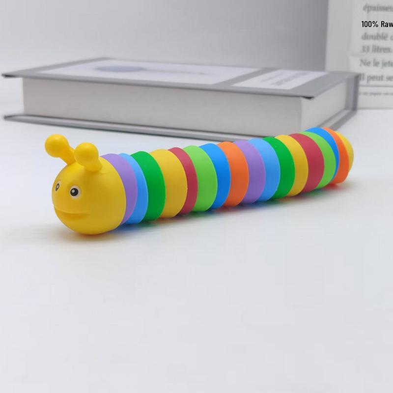 Cross-Border Rainbow Smile Face Stress Ball Toy for Kids