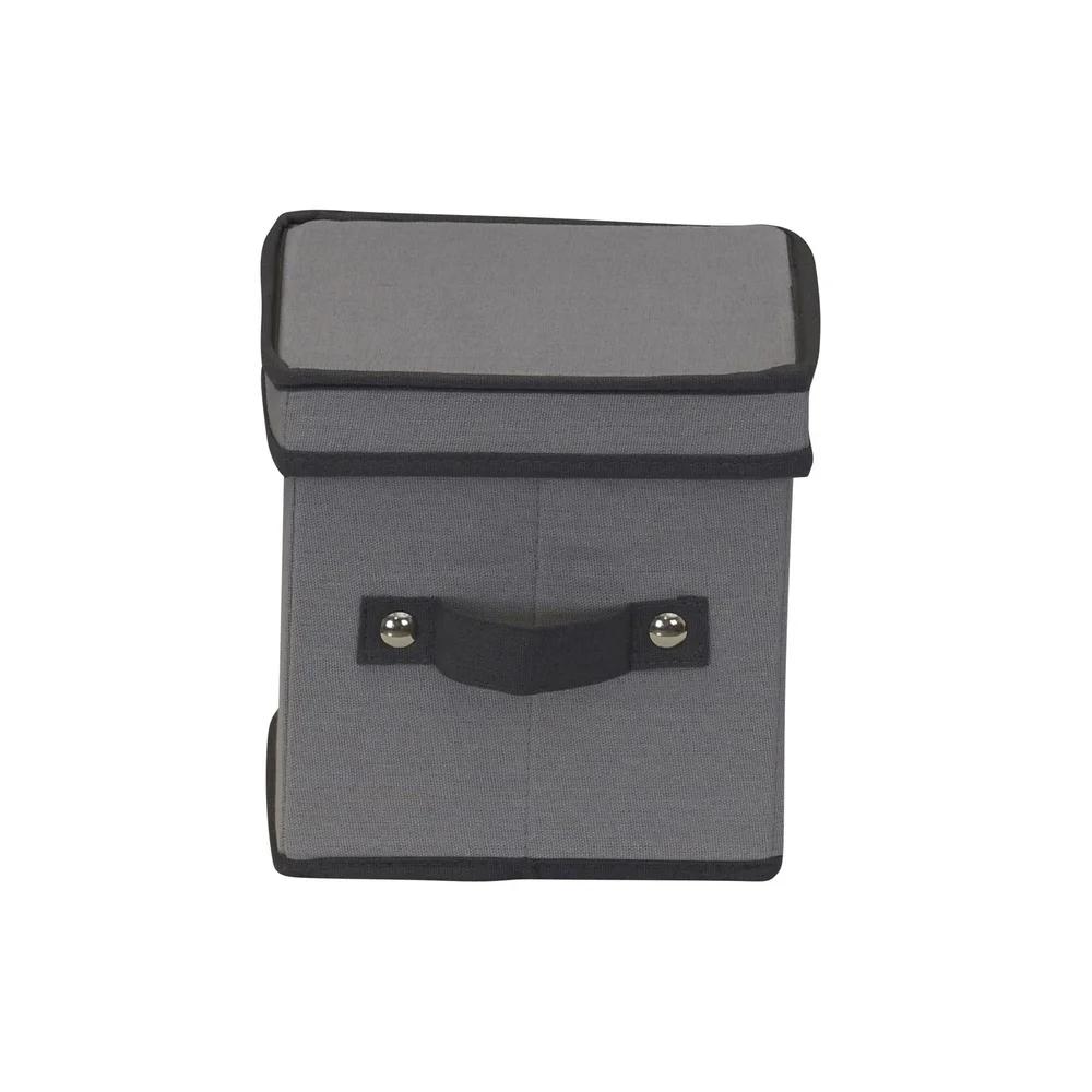 Foldable Saucer Storage Box Holds 12 Saucers with Felt Protectors Stackable Design Windowed Panel Reinforced Handles Space Saver