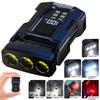 COB+SMD LED Powerful Work Light Power Display Mini Emergency Lantern Rotatable Pocket Hat Clip Light for Camping Fishing Walking