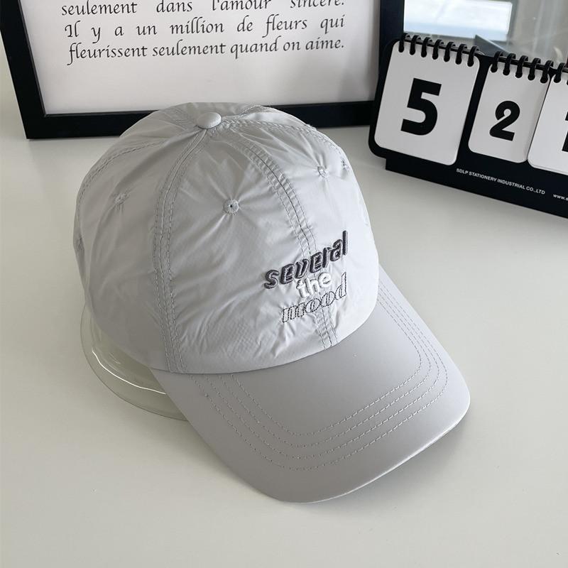 

Polyester Baseball Cap With Letter Embroidery Design For Outdoor Sports And Casual Wear сірий колір