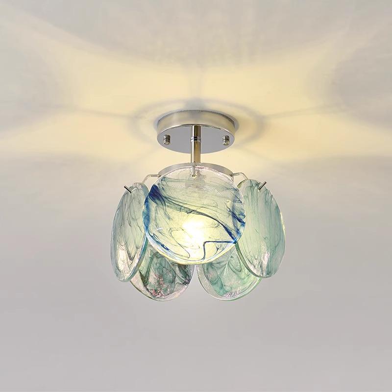 Murano Retro Französische Luxus Deckenleuchte aus der Mitte des Jahrhunderts für Balkon, Flur, Garderobe und Eingang