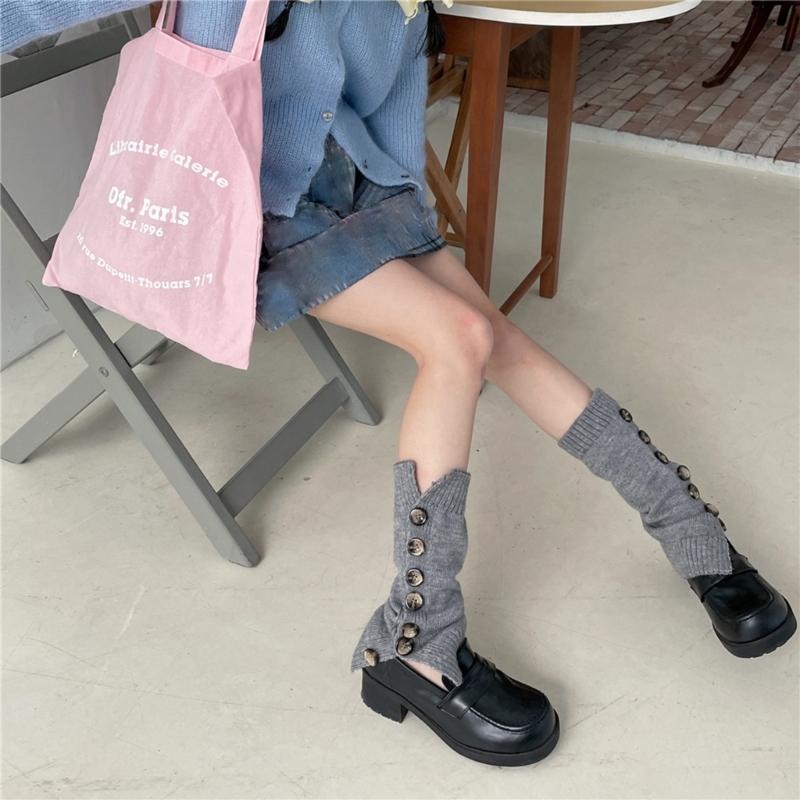 Women Knitted Winter Stocking Leg Warmers Long Socks Boot Cuffs Toppers Legging Pads Knee Brace Pads Knee Warmers Sleeve
