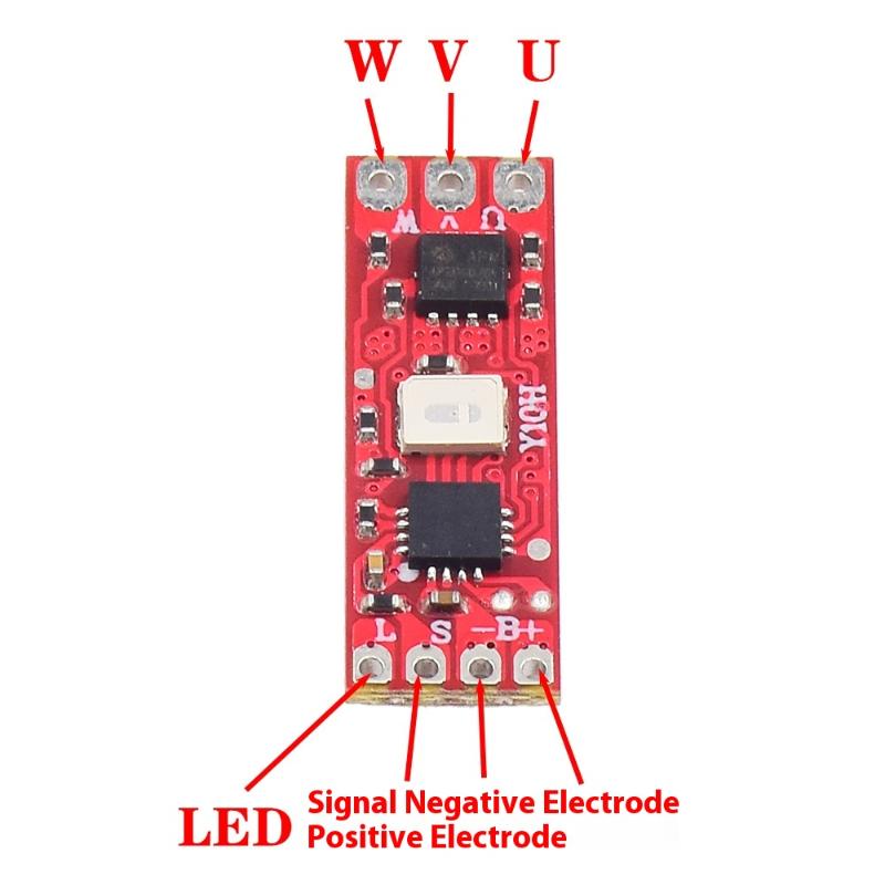 1Pcs DC 3.7V-7.4V 8A Mini BLDC Brushless Motor Driver Board 2S-3S Electric Regulator Drive For 1104 1106 1306 1407 1503 Motor