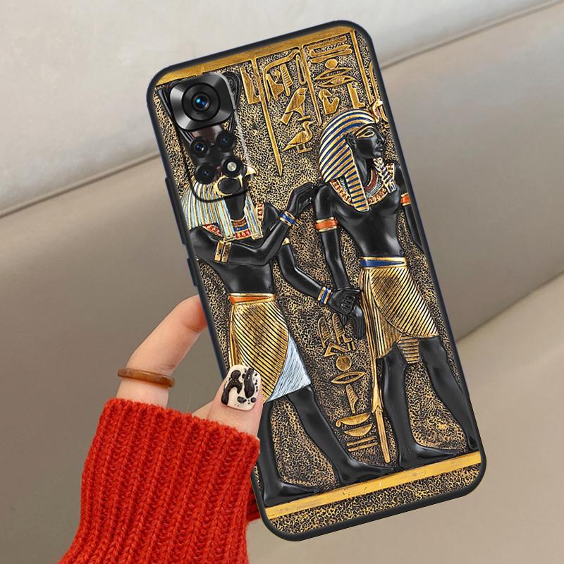 

Egypt Pharaoh Mural Case For Xiaomi Redmi Note 14 13 12 11 10 15 Pro Plus Cover For Redmi 15 C 13C 10C 12C 14C Redmi 15 5G