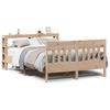 Solid Wood Bed without Mattress 120 x 190 cm Pine Wood