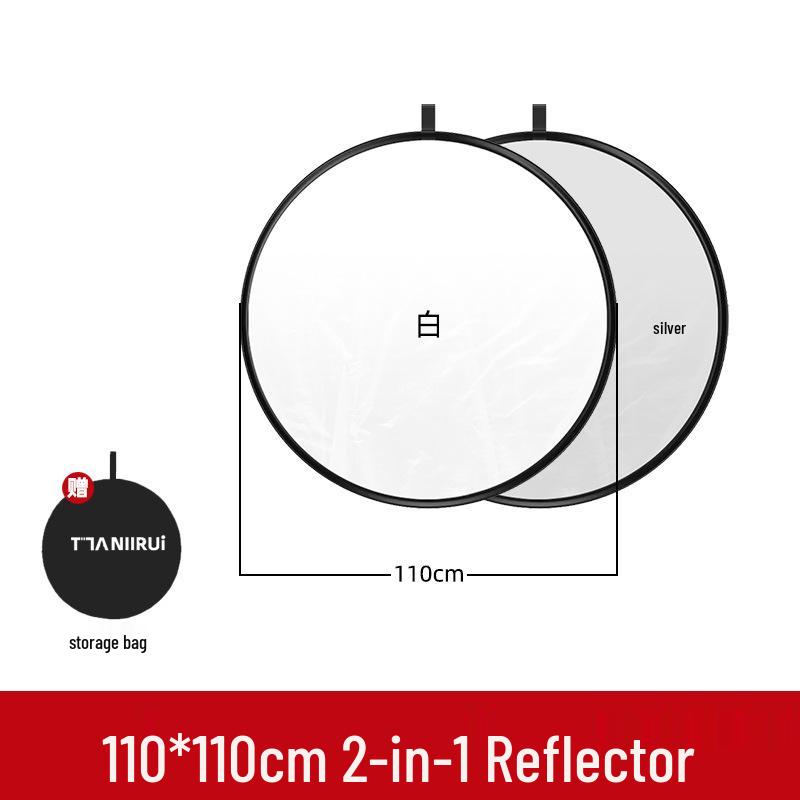 Portable 5-in-1 Photography Reflector: Outdoor/Indoor Shooting, Live Broadcast, Soft Light, Folding Design