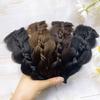 Braided Headband with Teeth Synthetic Heat-Resistant Fibers Realistic Human Hair Headband Secure Hair Fix Hair Hoop