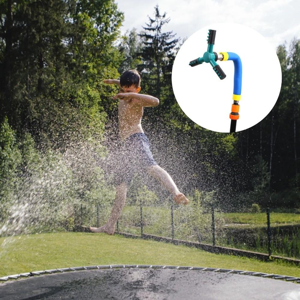 Adjustable Trampoline Sprinkler 360 Degree Rotating Pet Showering Sprinkler  Irrigation