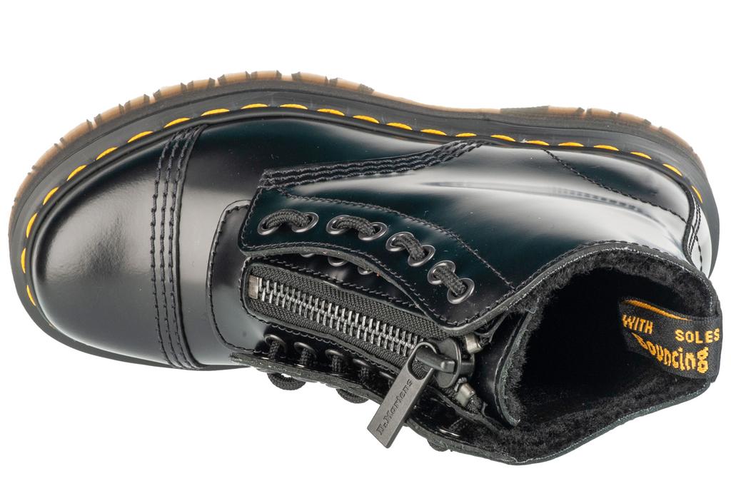 Dr. Martens Sinclair FL, Womens Black Bovver Boots