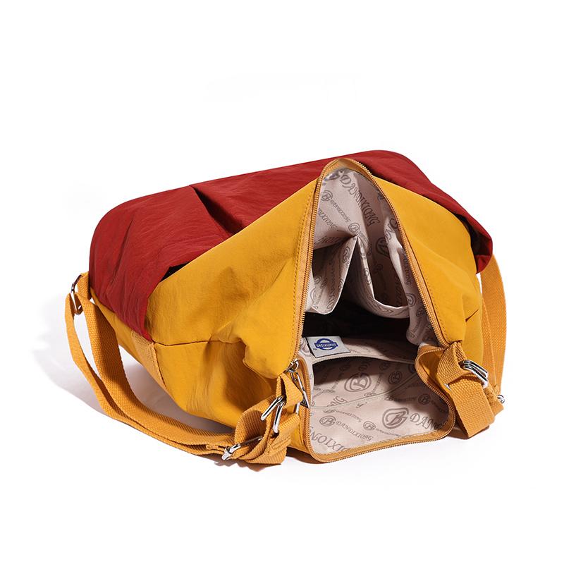 Women's Large Capacity Crossbody Bag Color Block Shoulder Bag